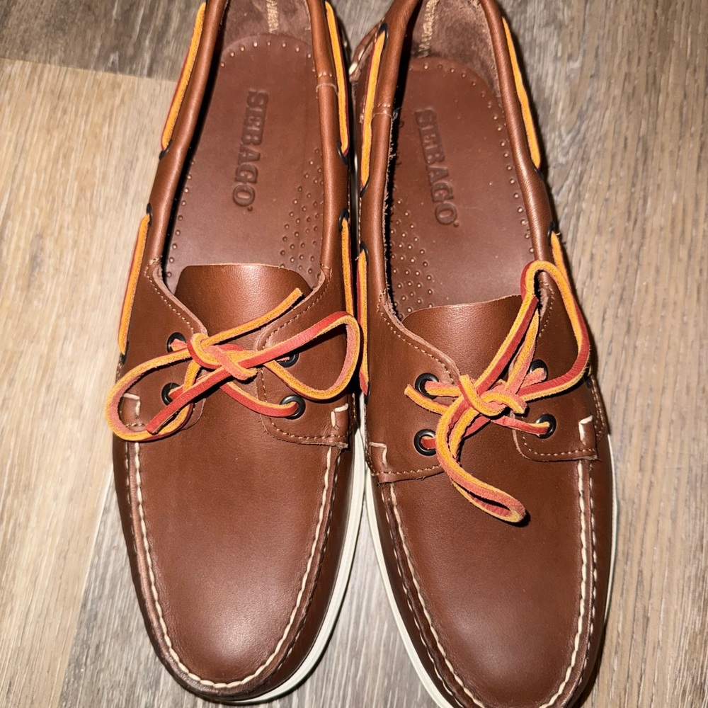 Sebago Men's Brown Boat Shoes